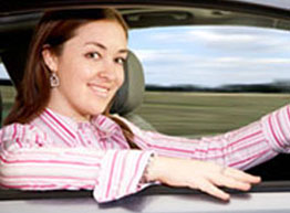 Auto Insurance - Woman Driving